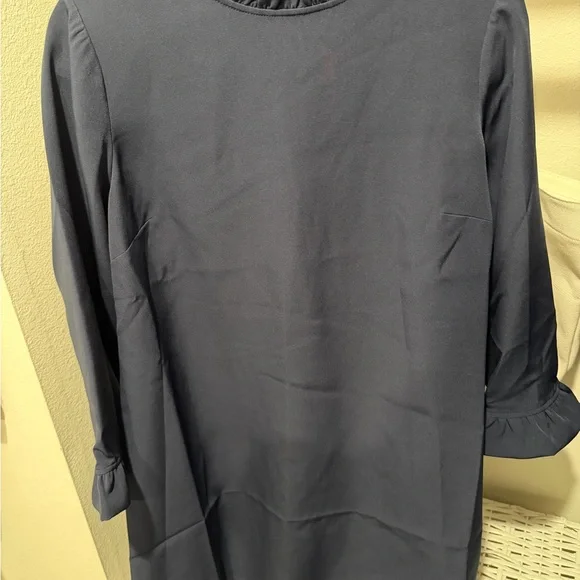 NWT Draper James Lindsay Dress Navy Medium Classic Staple - Picture 3 of 3